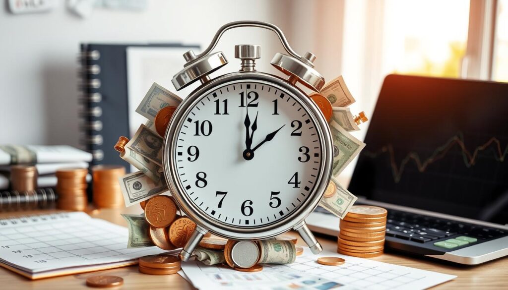 gestão de tempo e finanças